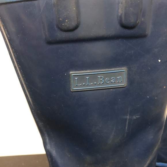 L L Bean rain boots youth size 2 - Picture 2 of 7